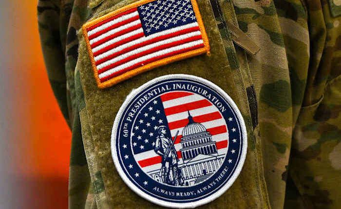 Guard troops will wear a special patch at Trump's inauguration to make it clear they aren't police