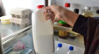 where to keep milk in fridge