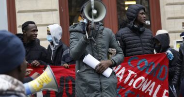 How one of Paris's most historic theatres has been hijacked and turned into a giant migrant camp - by the very refugees its ultra-woke bosses were trying to help