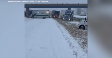 I70 car crash today: Dozens of vehicles involved in Cumberland County pileup near Greenup, Illinois; 1 injured, state police say