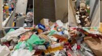 Inside hoarder house with piles of rubbish, 200 urine bottles & bags of faeces that left landlord struggling to breathe