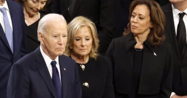 Insiders reveal 'deeply sad' Kamala feels betrayed by Biden and is warring with everyone... as she's hit by devastating news about her future