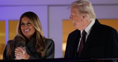 Jubilation in DC as beaming Trump and Melania make triumphant return to capital for inaugural festivities