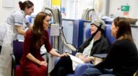 Kate Middleton says she is in remission from cancer and is 'looking forward to a fulfilling year ahead' as she thanks staff at the Royal Marsden Hospital for her 'exceptional' care