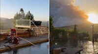 LA family used ‘budget friendly’ system pumping water from pool to help save their home from wildfires