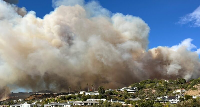 LA fires California: NWS warns of dangerous situation for parts of Los Angeles, Ventura counties for low humidity, Santa Ana winds