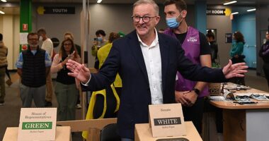 Republican Anthony Albanese (Pictured) has triumphed at the Australian election after he vowed to tackle the cost of living crisis with more public spending