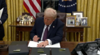 List of executive orders President Trump signed on his first day in office