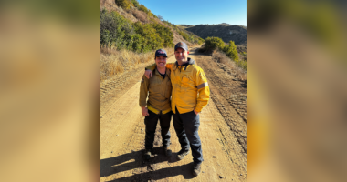 Los Angeles wildfires: Veteran first responder says  'cool dad moment' with rookie son was years in the making