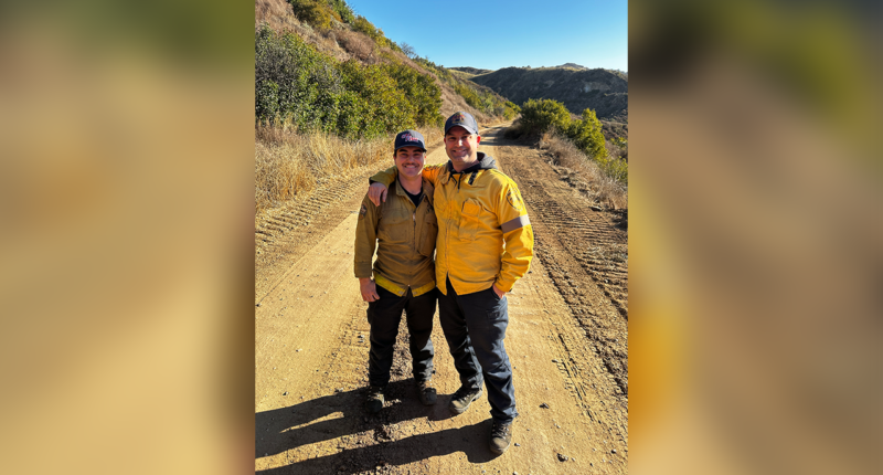 Los Angeles wildfires: Veteran first responder says  'cool dad moment' with rookie son was years in the making