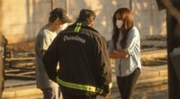 Meghan and Prince Harry comfort LA fire victims and first responders as Fox is slammed for saying 'Princess Markle' is 'hanging out with the commoners' while city continues to burn