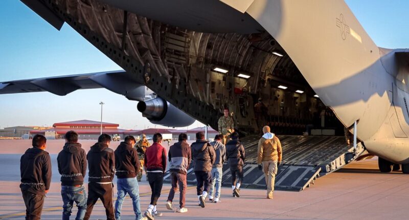 Mexico risks Trump's wrath as it BLOCKS packed illegal migrant deportation flight from landing