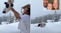 Millionaire influencer wanted by cops over viral video showing him throwing his baby into snowdrift ‘for likes’