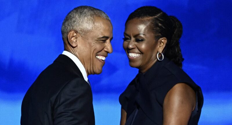 Moment Michelle Obama 'checked out' of DC as Trump inauguration looms