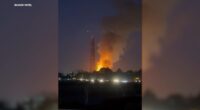 Moss Landing, California fire at Vistra Energy power plant that houses lithium batteries causing evacuations in Monterey County