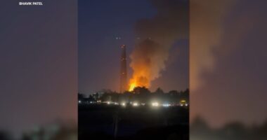 Moss Landing, California fire at Vistra Energy power plant that houses lithium batteries causing evacuations in Monterey County