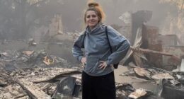 Mother gives house tour from hell as she shows viewers around her ruined home after it was devastated by the LA wildfires