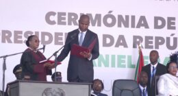 Mozambique's Chapo sworn in as president after disputed election