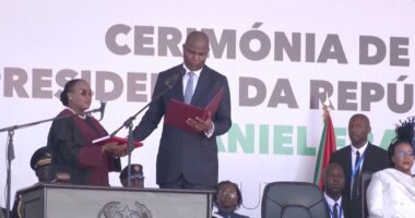 Mozambique's Chapo sworn in as president after disputed election