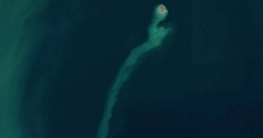 Nasa satellite pics capture ‘Ghost Island’ mysteriously appear & then vanish just as suddenly in middle of Caspian Sea