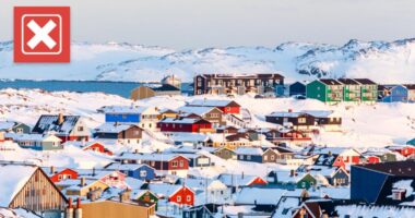 No, Greenland isn’t for sale