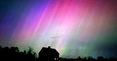 Northern lights could be visible in upper fringes of the US this New Year's Eve