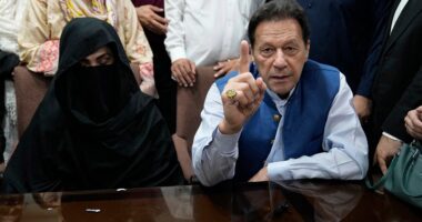 Pakistani court sentences ex-PM Imran Khan and his wife to 14 and 7 years in prison in graft case