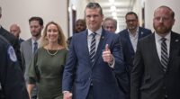 Pete Hegseth's defense sec confirmation ends in DEADLOCK as JD Vance is forced to bail him out after surprise Republican votes 'no'