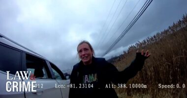 Police officer bodycam footage from Jan. 1, 2024