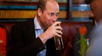 Prince William Shares Pint With Soccer Fans After Kate Middleton Remission