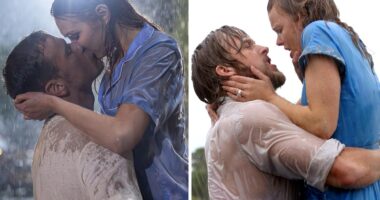 Sam Heughan Reveals the Hardest Part of Recreating ‘The Notebook’ Kiss For ‘The Couple Next Door’: “I Had to Keep My Mouth Shut and Not Complain About How Cold It Was”