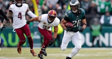 Saquon Barkley and Eagles charge to the Super Bowl by steamrolling hapless Commanders in NFC title game