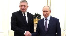 Slovakian Prime Minister 'disappears' after visit to see Vladimir Putin in Moscow before resurfacing two weeks later 'in Vietnamese hotel'