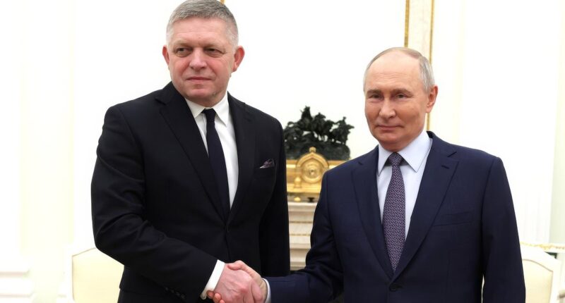 Slovakian Prime Minister 'disappears' after visit to see Vladimir Putin in Moscow before resurfacing two weeks later 'in Vietnamese hotel'