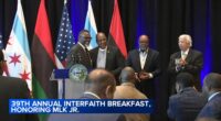 South Side interfaith breakfast held ahead of MLK Day to celebrate Dr. Martin Luther King Jr.'s legacy, his impact on Chicago