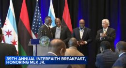 South Side interfaith breakfast held ahead of MLK Day to celebrate Dr. Martin Luther King Jr.'s legacy, his impact on Chicago