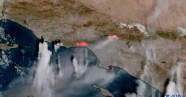 Space satellites track astonishing expansion of deadly California wildfires