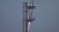 Starship upper stage lost on seventh test flight, debris seen spewing in sky