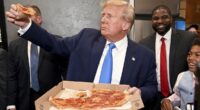 TOM LEONARD: Donald Trump's enemies wishfully think he's a Big Mac away from a heart attack. How IS a burger addict whose only exercise is riding in a golf buggy and who only sleeps five hours a night so fighting fit at 78?