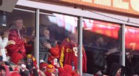 Taylor Swift joined by Caitlin Clark as she watches Travis Kelce and the Chiefs' playoff win