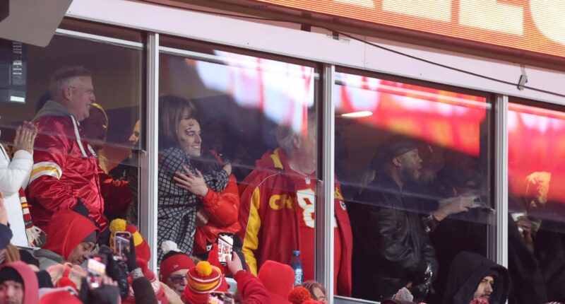 Taylor Swift joined by Caitlin Clark as she watches Travis Kelce and the Chiefs' playoff win