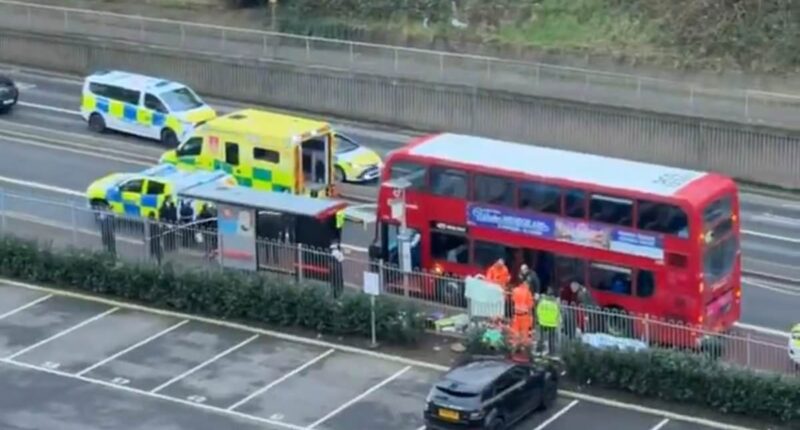 Teenage boy, 14, is stabbed to death on London bus in front of horrified passengers as police launch murder probe