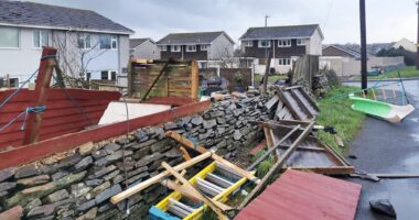 The worst storm in recent history: 'Exceptional' hurricane-force winds force schools and railways to close as Met Office issues dire red warning with 100mph gales set to hit UK in hours