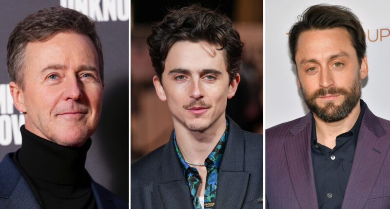 Timothée Chalamet, Edward Norton and Kieran Culkin among actors nominated for 2025 BAFTA Awards