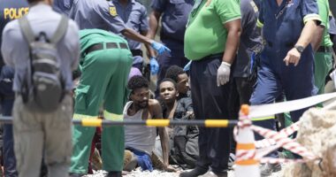 Trapped miners 'resorted to CANNIBALISM to survive': Survivors of South African horror describe how men 'cut parts of legs, arms and ribs for sustenance'