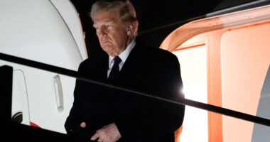 Trump arrives in Washington for inaugural celebrations to mark his return to power