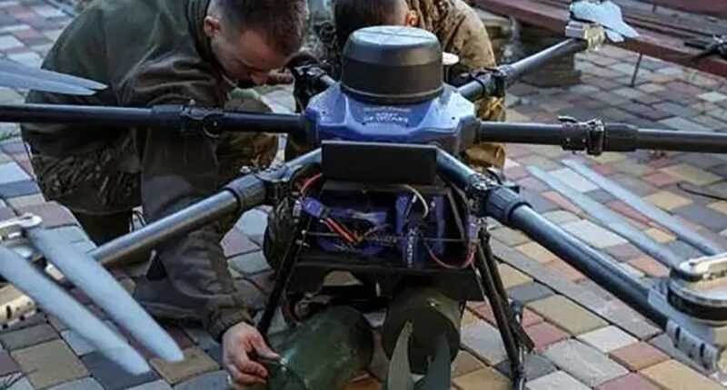 Ukraine using gruesome new drone to incinerate enemy troops with burning hot metal