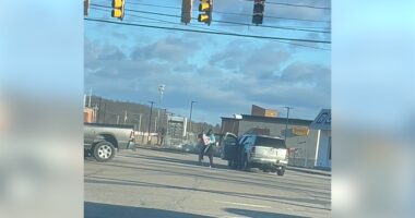 WATCH: Road rage suspect drags mom out of vehicle, body-slams her on pavement