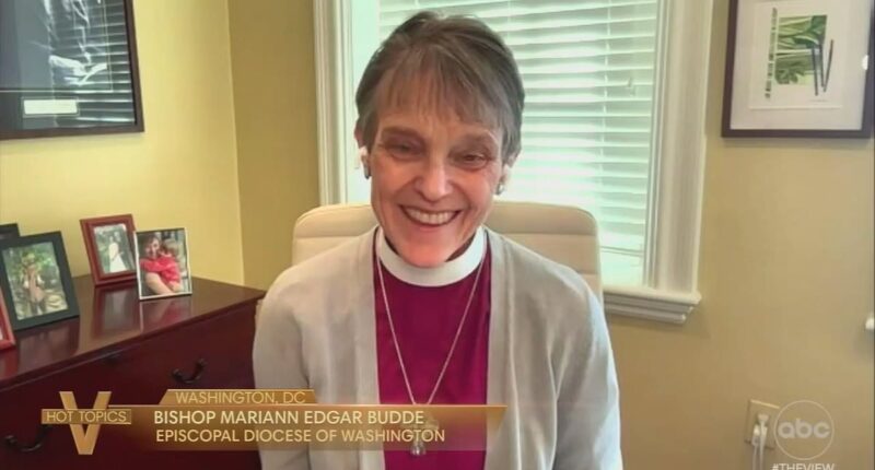 Woke bishop Mariann Budde responds to Trump's demand for an apology over church scolding