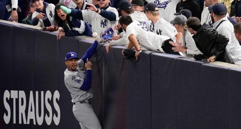 Yankees fans who interfered with Mookie Betts during World Series banned from all MLB games